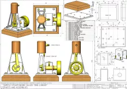 One Lunger Steam Engine