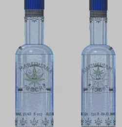 plastic bottle in 200ml Marijuana