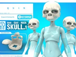 Quin: Skull Mask - 3DKitbash.com