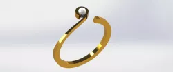 Ring with stone