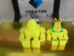 robot and rabbit