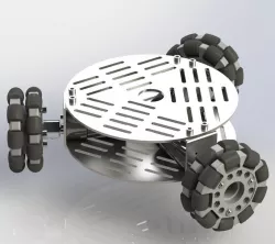 Robot omni 3 wheel