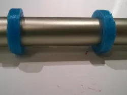 Rolling pin for a uniform dough thickness