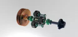 Simple turbine mechanism