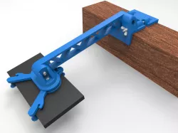 Smartphone holder for bedpost