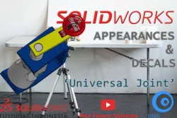 SolidWorks Tutorial Indonesia #060 - Appearances & Decals 'Universal Joint' (Preview)