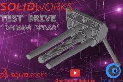 SolidWorks Tutorial Indonesia #063 - Test Drive 'Rahang Bebas' (Preview)