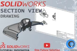 SolidWorks Tutorial Indonesia #068 - Section View (Preview)