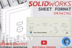 SolidWorks Tutorial Indonesia #078 - Sheet Format (Preview)