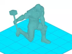 Thor catching hammer