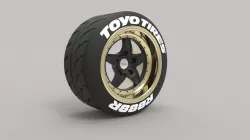 Trieri Design Brand Wheel  I  225/45/15x10 Toyo R888R