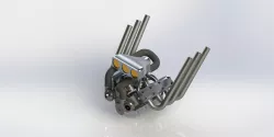 V6 twin turbo engine