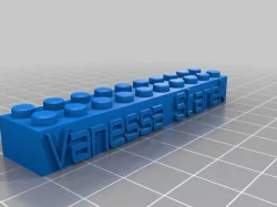 Vanessa Lego Block Necklace/Keychain