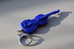 Violin keychain for 3D printing