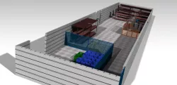 Warehouse of raw materials