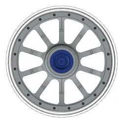 1/24 scale 18" SSR centerlock Super GT / JGTC wheel