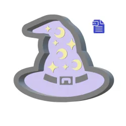 1pc Wizard Hat Bath Bomb Mold