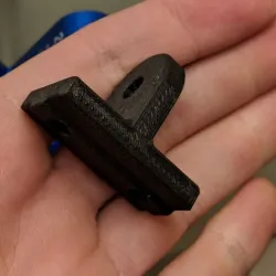 2020 v-slot right-angle male mount for articulating camera arm