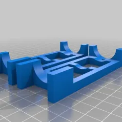 25.4 OD Parametric Drill Guide for Z-axis Pipes Mostly Printed CNC