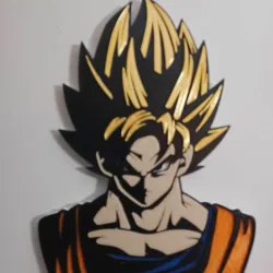 3d Goku - Dragon Ball Z Wall Art