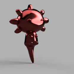 Ajolote bb keychain/ Cute Baby Axolotl keychain