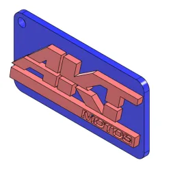 AKT MOTORCYCLES KEY RING.