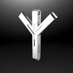Algiz Rune Pendant - 3D print model
