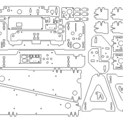 Anet A8 Frame Acrylic MDF Laser/CNC cut