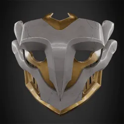 Arcane Ekko Firelight Mask for Cosplay
