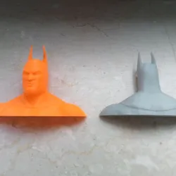 Batman bust ready for Sandcast molding