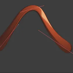 "Bent Stick" Boomerang