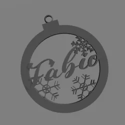 Bola natal Fábio