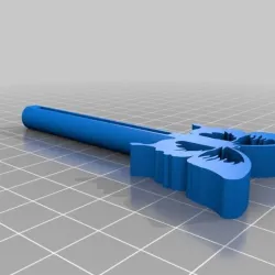 Butterfly tube squeezer