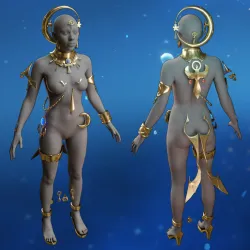 Candace cosplay 3d print  genshin impact
