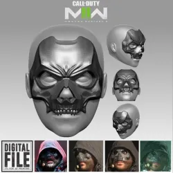 Captain Price Operator Mask - Call of Duty - Modern Warfare 2 - WARZONE - STL model 3D print file