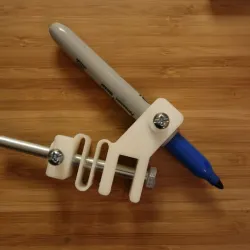 CNC pen / sharpie holder for plotter