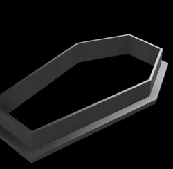 Coffin Cookie Cutter