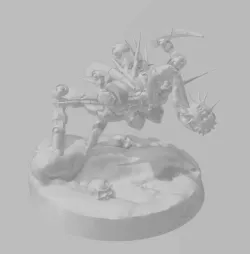Crypto thralls  One Page - Rules 28mm Scale - STL files for 3D Printing Models 1-5 plus HQ
