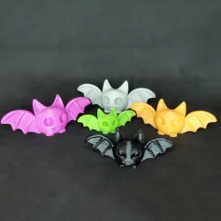 Cute Halloween Bats (3 versions) keychain possible