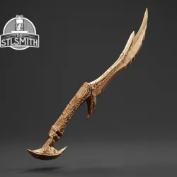 Daedric Dagger Skyrim Life Size Prop STL