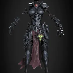 Darksiders 3 Fury Armor + Talisman + Whip for Cosplay