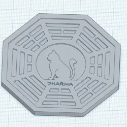 Dharma Initiative Cat Logo