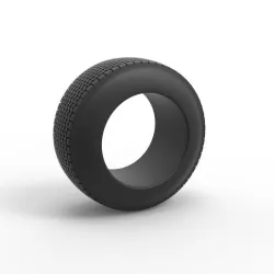 Diecast Dune buggy rear tire 28 Scale 1:25