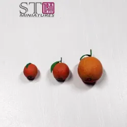doll house diorama oranges