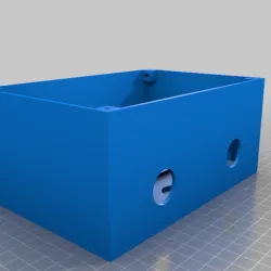electrical project box with din rail 180x120x80 with extension