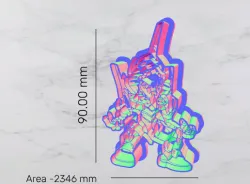 Evangelion Eva01 Cookie Cutter