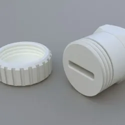 Flat Toothpaste Nozzle
