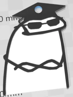 FLORK egreado canchero with eyeglasses