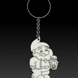 Gnom Keychain