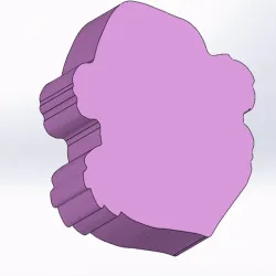 Grinch fase cookie cutter